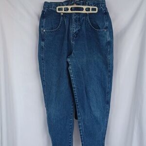 Vintage Brittania high waisted tapered jeans 12P (29" waist 12" rise 27" inseam)